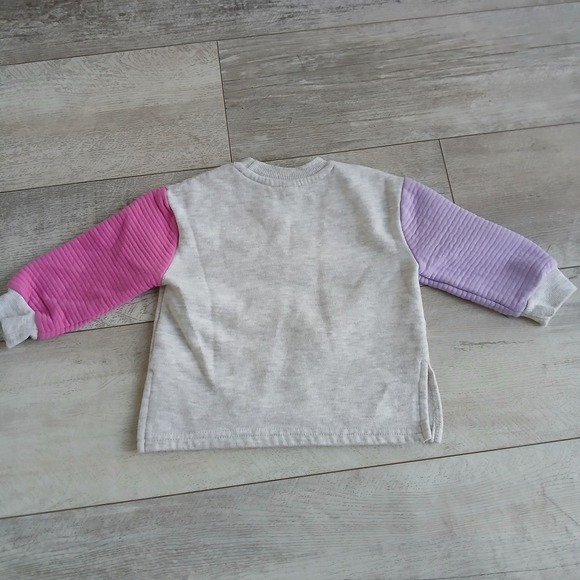 Disney Mickey Mouse & Friends Kids Sweatshirt Pullover Lavender Pink 12M - Picture 2 of 9